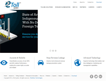 Tablet Screenshot of etollsys.com